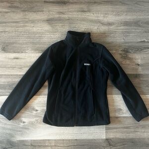 Columbia Black Full-Zip Fleece Jacket